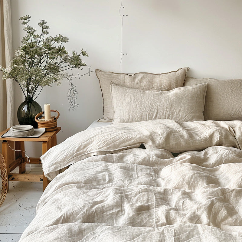 Natural Linen Duvet Set