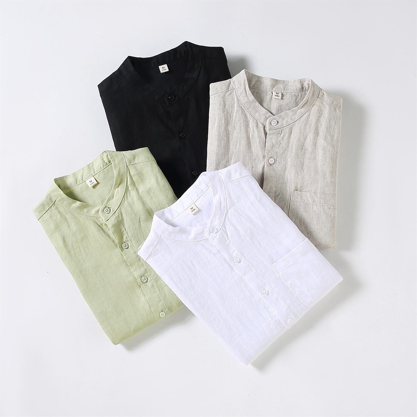 Breathable Linen Short Sleeve Shirt